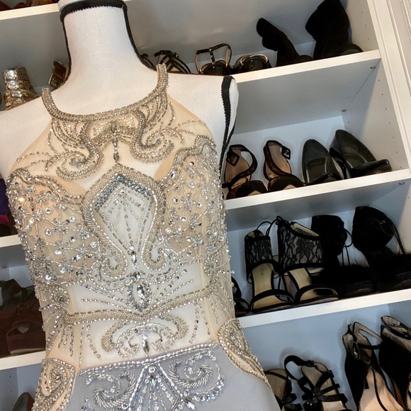 SHAIL K. A Kimi K Inc. Brand long beaded top gown - Picture 10 of 14